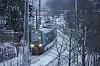 Tog i snøen