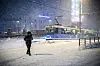 Oslo 20240116. Kraftig snøvær i Oslo tirsdag kveld.