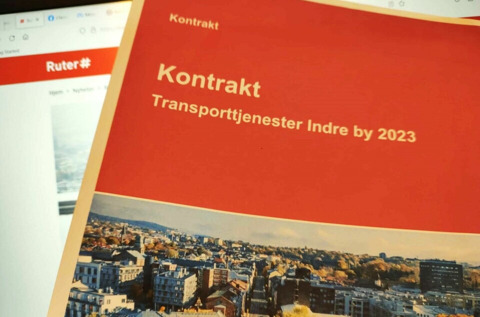 Kontrakt Ruter buss indre by 2023 kontrakt Unibuss bøter bøtelegging anbud anbudssystem Foto: Arnsten Linstad