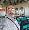 Safwat Diab er på vei ut av Gaza