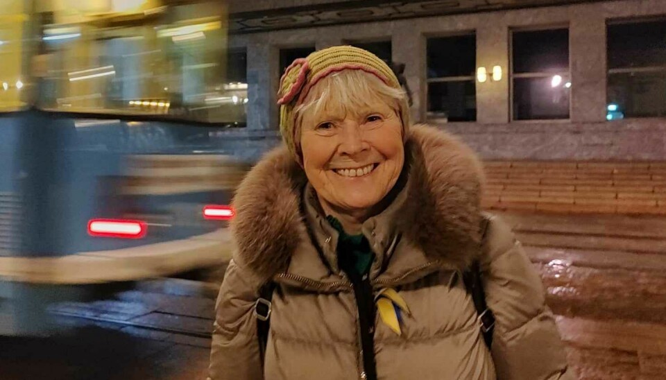 Grete Horntvedt (H) foran Rådhuset. Hun var i flere perioder byråd i ulike poster, har flere perioder representert Høyre i Oslo bystyre og ledet Oslo Senior Høyre. Foto: Arnsten Linstad