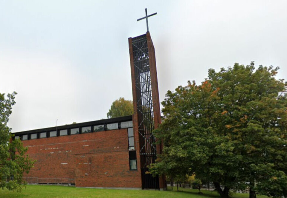Bredtvet kirke har i over til å vært leid ut fra Den norske kirke til katolske St. Johannes menighet. Foto: Google maps
