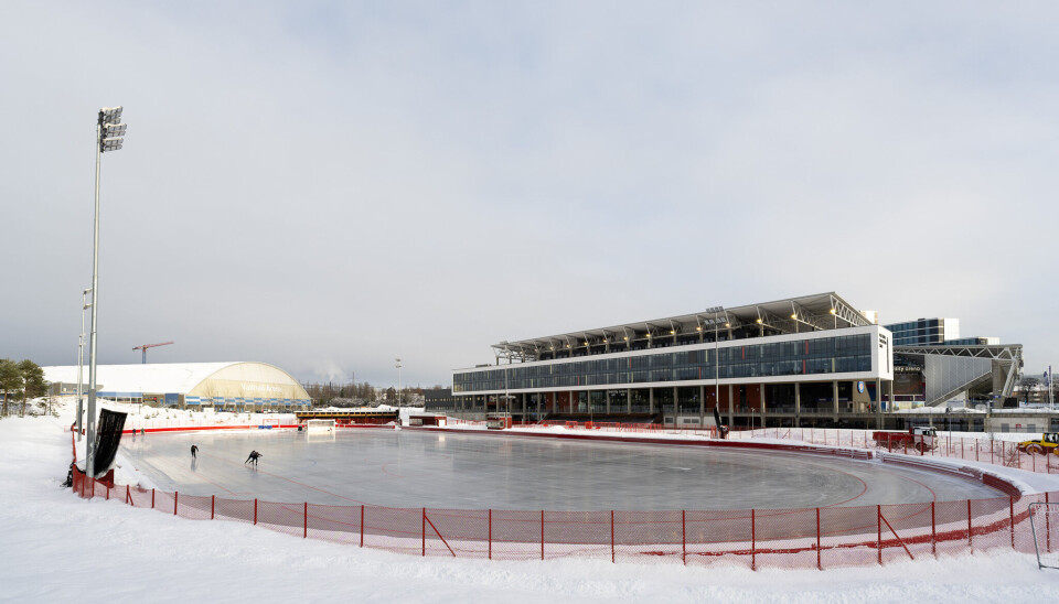 Det bor cirka 150 000 mennesker i gåavstand fra Valle Hovin kunstisbane. Bildet er fra 1. februar.