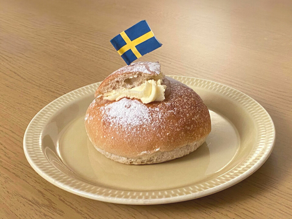 Godt Brød stiller også opp med svensk flagg.