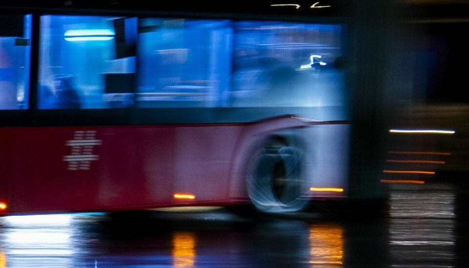 Buss i Oslo illustrasjonsbilde.