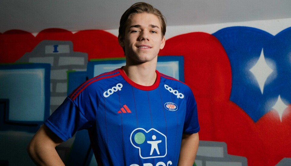 20 år gamle Mee Rijks er Vålerengas nye spiss. Nederlenderen har signert en treårskontrakt. Foto: Vålerenga Fotball