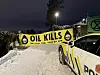 Extinction Rebellion aksjonerer ved Oslo Energy forum. Scandic Holmenkollen Park.