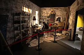 Banksy-utstillingen på Økernsenteret