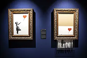 Banksy-utstillingen på Økernsenteret