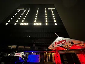 Banksy-utstillingen på Økernsenteret