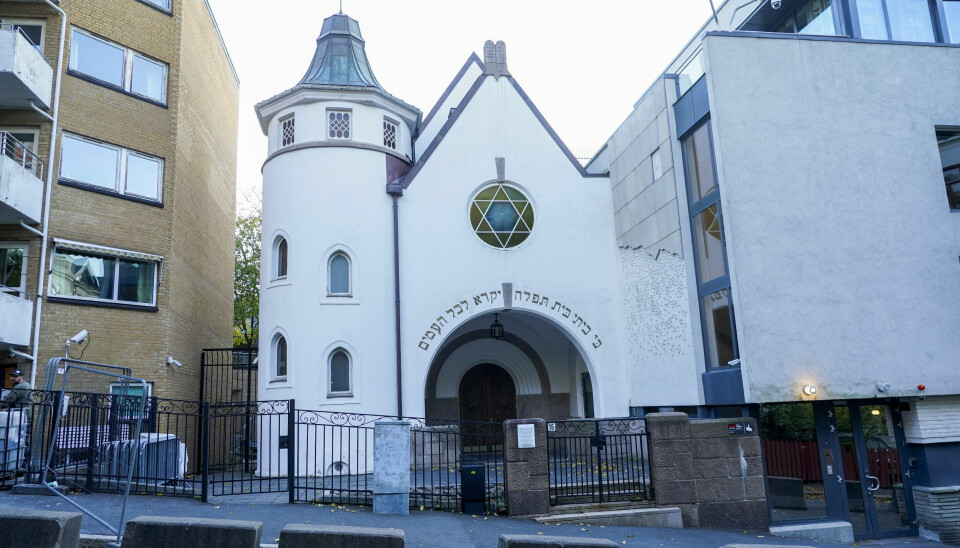Oslo 20231020. Synagogen i Bergstien i Oslo.