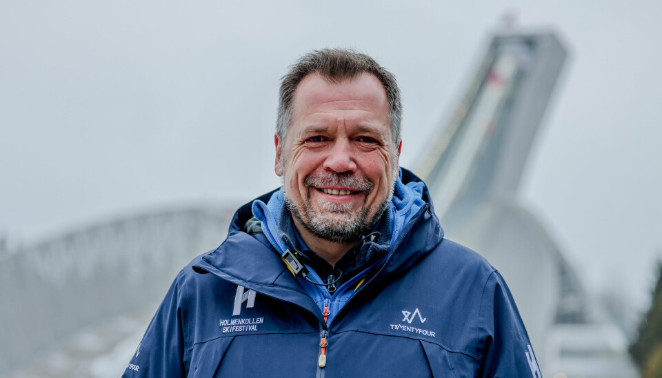 Oslo 20240310. Administrerende direktør av Holmenkollen Skifestival Marx Stefan under FIS verdenscup hopp kombinert i Holmenkollen.Foto: Geir Olsen / NTB