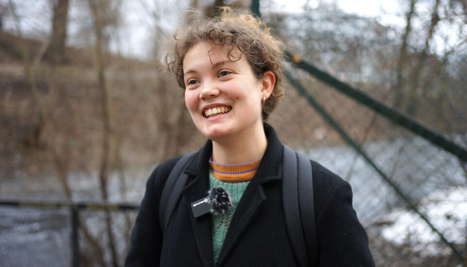 Amalie Ibsen (23) påpeker at vi alle må ta et ansvar for å holde byen vår ryddig.