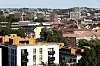 Oslo 20140702.Boligbebyggelse øst i Oslo, Grünerløkka, Grønland, Tøyen og Ekeberg. De brune kontorhøyhusene på Tøyen.Eiendomsmeglernes boligprisstatistikk for juni legges frem på en pressekonferanse torsdag.