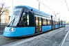 Oslo 20220117. De nye trikkene SL 18 er klare til å starte testkjøringen i vanlig trafikk. Trikken blir stadig oftere å se i bybildetFoto: Terje Pedersen / NTB