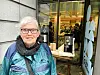 Anne Sonvov utenfor Clas Ohlson i Sternersgata
