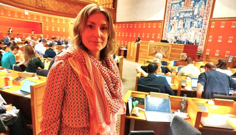 Sunniva Holmås Eidsvoll leder Oslo SV ofg er også partiets gruppeleder i Oslo bystyre. Foto: Arnsten Linstad