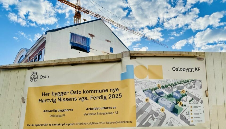 Byggingen av nye Hartvig Nissen videregående skole