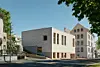 Tegning bygg D, nye Hartvig Nissen videregående skole