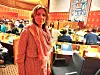 SVs gruppeleder i bystyret, Sunniva Holmås Eidsvoll, er sterkt krtisk til byrådslederens København-tur. Foto: Arnsten Linstad