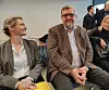 Sammen på lukket møte: Sporveiens administrerende direktør Birte Sjule (til v.) og Ruters administrerende direktør Bernt Reitan Jenssen. Foto: Arnsten Linstad