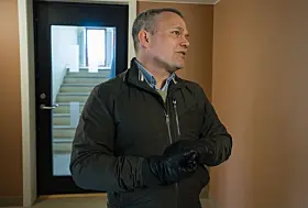 Prosjektleder Allan Nielsen i Boligbygg