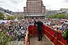 Oslo 20190501.Byrådsleder i Oslo, Raymond Johansen under 1. Mai-markeringen på Youngstorget i Oslo.
