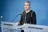Oslo 20240429. Justis- og beredskapsminister Emilie Enger Mehl under presseorienteringen om den målrettede innsatsen i prioriterte områder.Foto: Cornelius Poppe / NTB