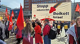 Bilder fra årets 1. mai-arrangement ved Youngstorget