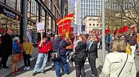 Bilder fra årets 1. mai-arrangement ved Youngstorget
