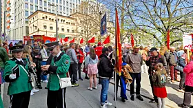 Bilder fra årets 1. mai-arrangement ved Youngstorget