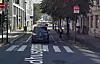 Rådhusgata med sykkel mot enveiskjøring.  Illustrasjonsfoto: Google maps