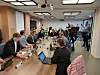 Bystyrets miljø- og samferdselsutvalg før publikum og media ble kastet ut fra møtet der en mulig Unibuss-konkurs skulle behandles. Foto: Arnsten Linstad
