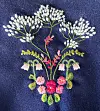 Detalj av broderi på Oslobunaden