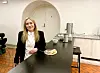 Liv Mari Hansen i krypten til Domkirken