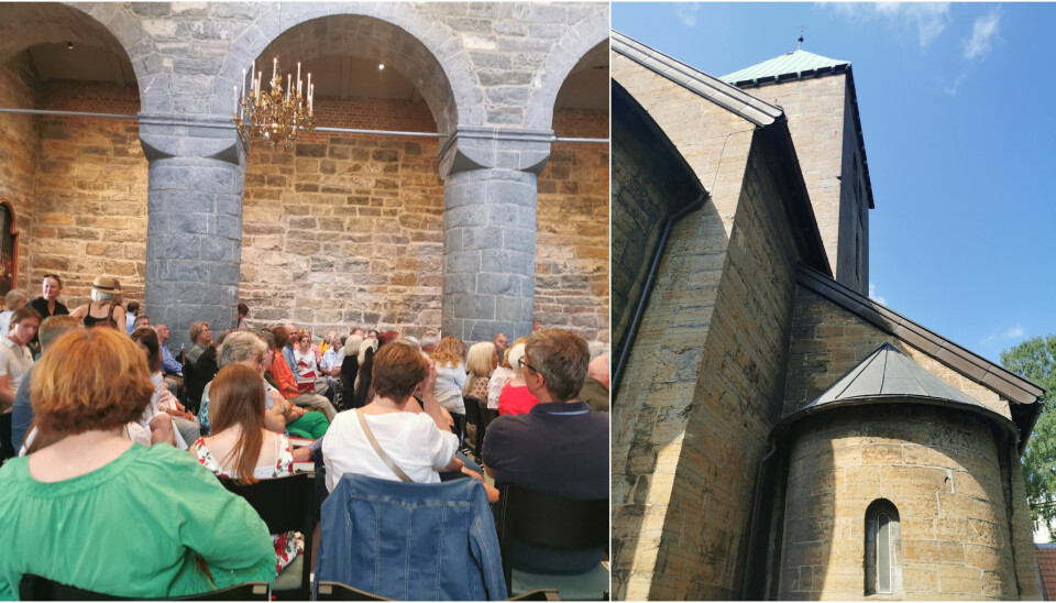 Søndag ble det stor fest da Gamle Aker kirke inviterte folk til å se hvordan kirken har blitt etter oppgraderingen..