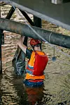 Nærmere 700 kilo søppel ble dratt opp fra vannet.