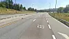 Ulykken skjedde i nordgående retning på E6 ved Ulvensplitten. Foto: Google maps