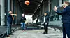 Prosjektleder Mario Vahos (f.v.), Rolf Josephsen i Game Norge, OBOS-sjef Daniel Kjørberg Siraj og Kent Olav Hovstein Nordby i OBOS.