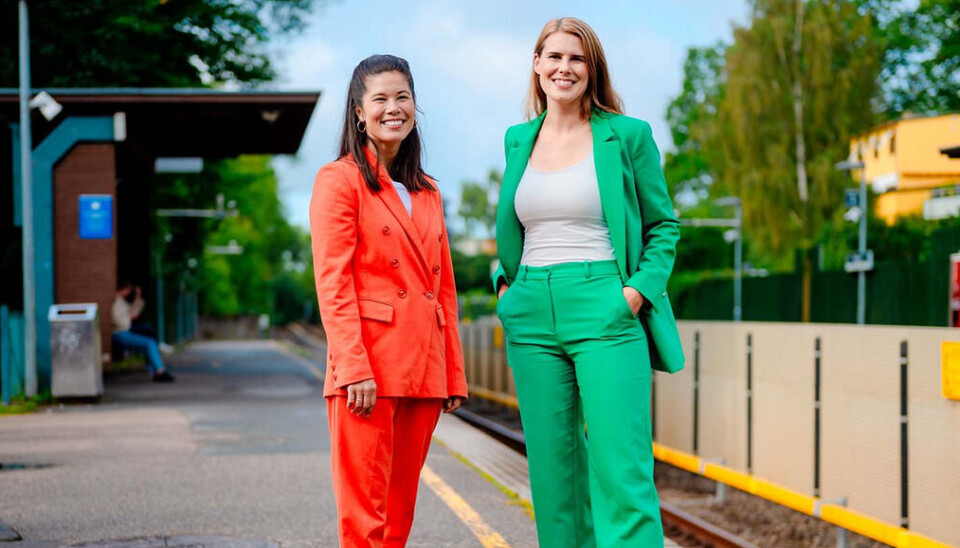 Tidligere MDG-byråder for miljø og samferdsel: Lan Marie Berg (t.v.) og Sirin Hellvin Stav. Tidligere MDG-byråder for miljø- og samferdsel: Lan Marie Berg (til v.) og Sirin Hellvin Stav. Foto: MDG