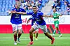 Oslo 20240526. Vålerengas Jones El-Abdellaoui etter å scoret 2-1 mål under 1. divisjonskampen i fotball mellom Vålerenga og Levanger på Intility Arena.
