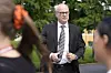 Oslo 20240614. Thor Gjermund Eriksen utenfor Vålerenga kirke i Oslo hvor Petter Nome bisettes fredag.