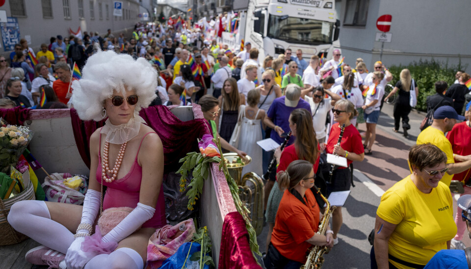 Oslo 20230701. Prideparaden går fra Grønland til Pride Park på Kontraskjæret i Oslo lørdag.