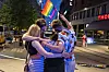 Oslo 20220625. Det er avfyrt flere skudd i 1.15-tiden natt til lørdag på utsiden av London pub i sentrum av Oslo. Flere er skadd, opplyser politiet.