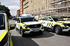 Oslo 20240723. Politiet har gått inn i en leilighet til en kjenning av politiet etter en voldshendelse i Oslo. Gjerningspersonen er ikke ågrepet