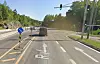 Krysset ved avkjøring fra RV 4/Trondheimsveien og Fossumveien. Illustrasjonsfoto: Google maps