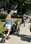 Morten Marius Skau i rullestol på Øya-festivalen