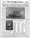 The New York Times 16. april 1912