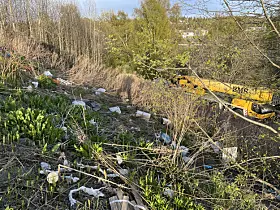 Plast i og ved Alnaelva