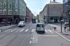 Kollisjonen skjedde i krysset Toftes gate/ Sannergata øverst på Grünerløkka søndag morgen ved 8-tiden. Illustrasjonsfoto: Google maps